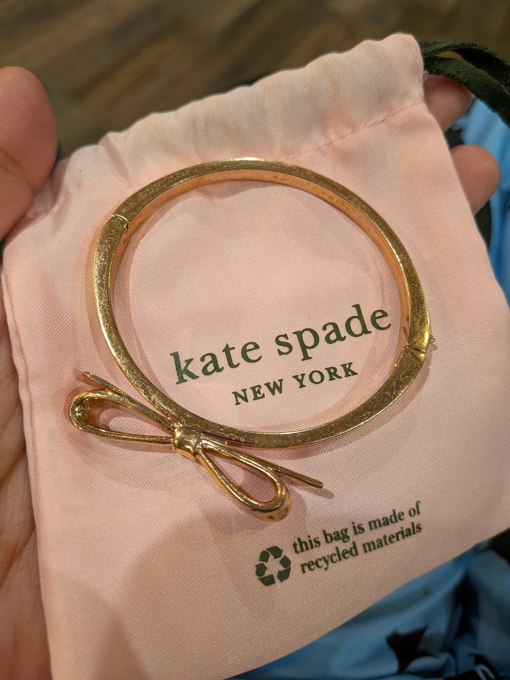 Kate Spade New York Gold Bow Bangle Bracelet